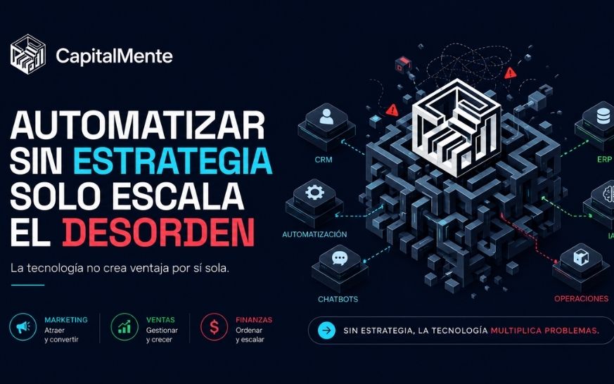 Automatizar sin estrategia solo escala el desorden